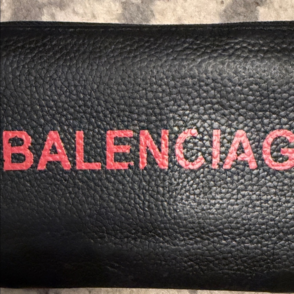 Balenciaga Campaign Logo Long Zip Wallet - Picture 4 of 5